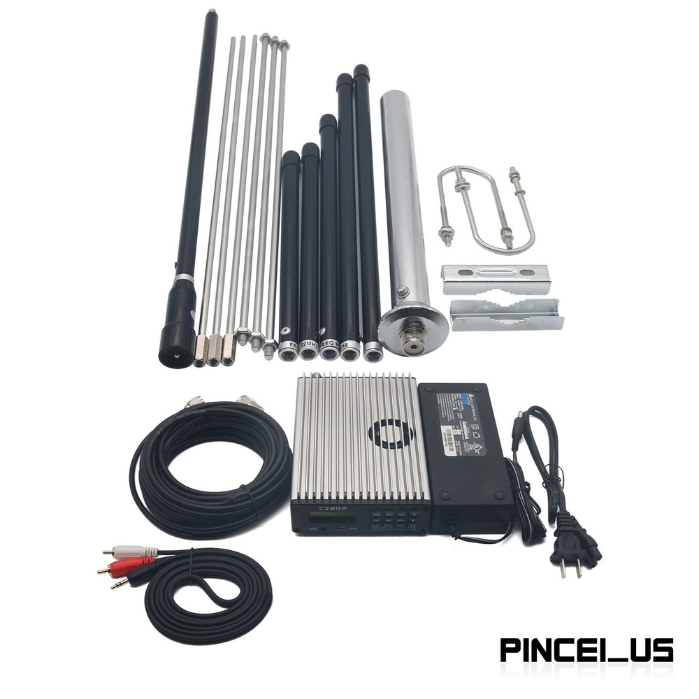 CZE-15B Adjustable Stereo FM Transmitter PC Control Wireless Radio KIT 0.3-15W