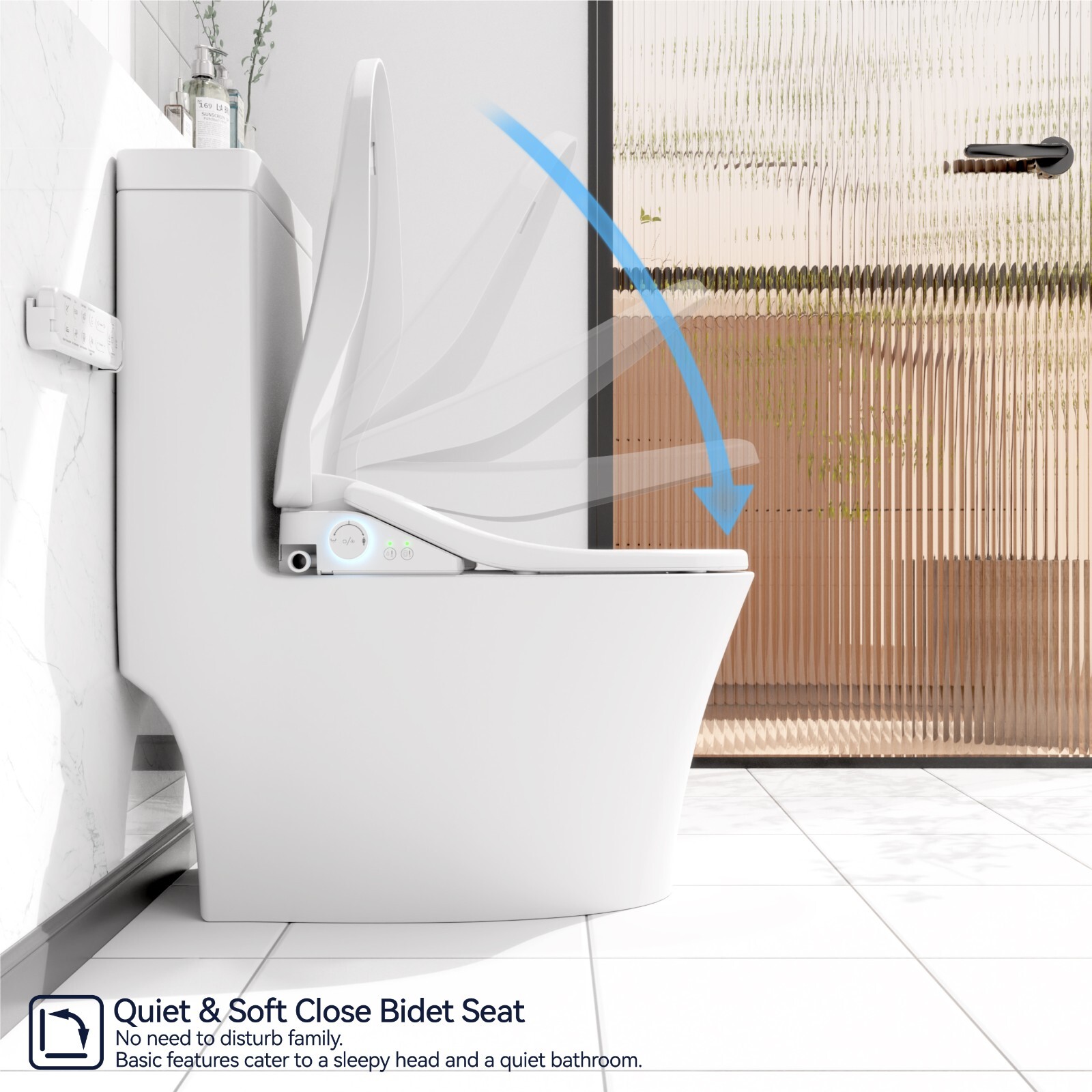 COZY Smart Bidet, Built-In Occupancy Sensor, Remote Control SBWHO2