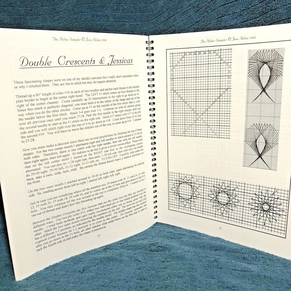Jean Hilton THE HILTON SAMPLER Complete Charted Book