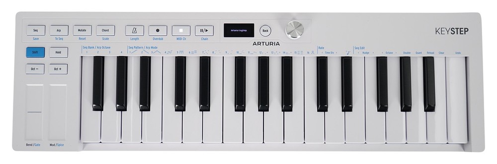 Arturia KEYSTEP MK2 32-Note Slimkey Keyboard Controller/Sequencer MIDI DIN/USB-C