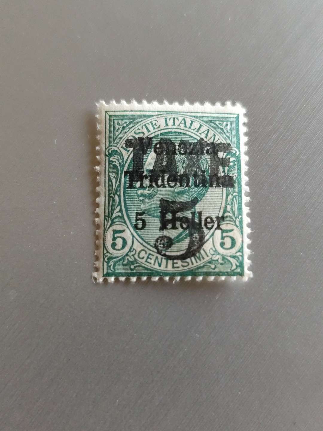 Tax Trentino Alto Adige Bolzano 1918/19 Venice Tridentina above. "TAXE"