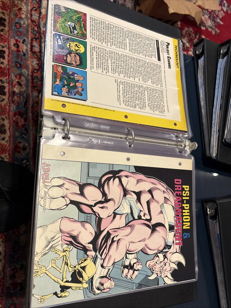 Comic Book Bio Binder