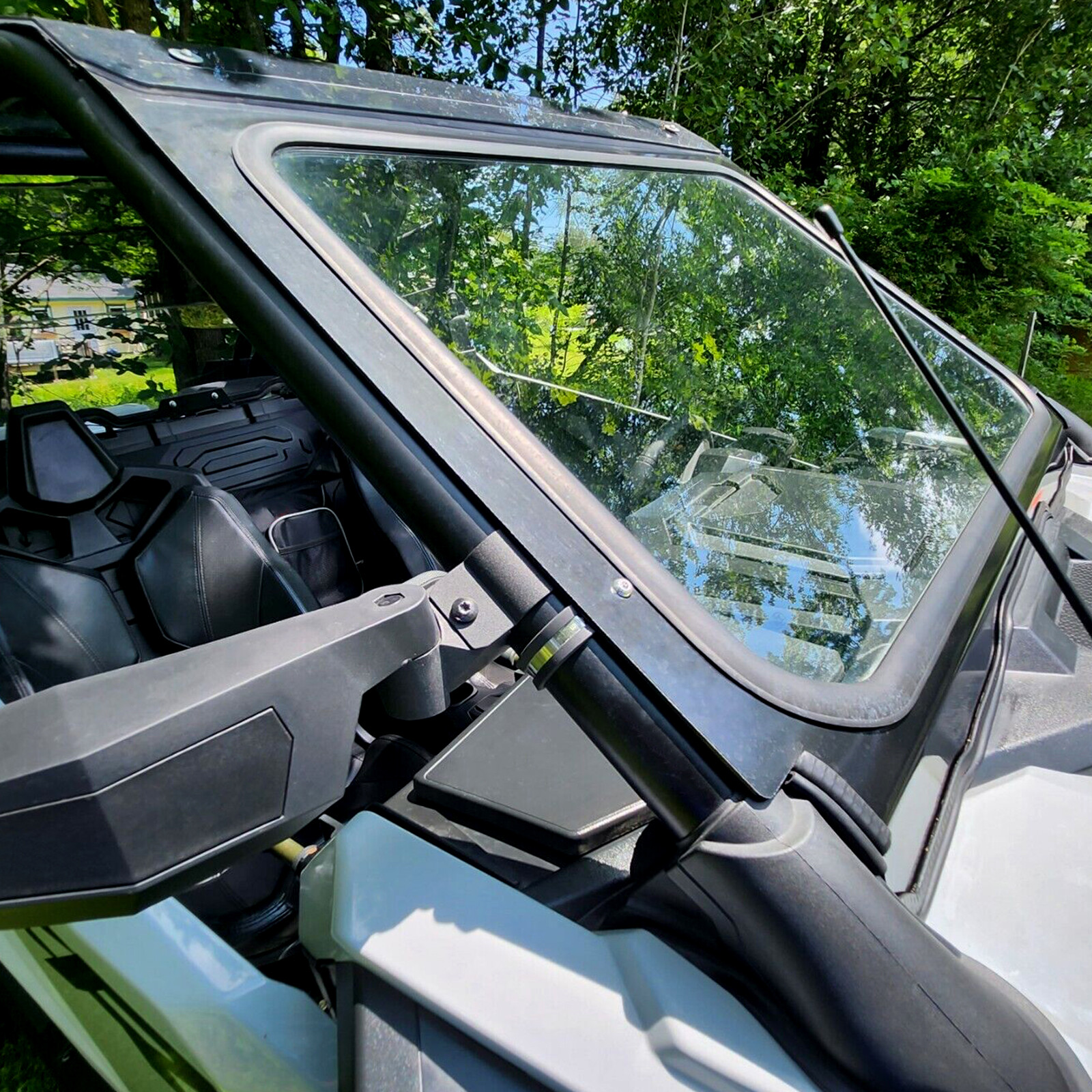 Full Glass Windshield Aluminum Frame For 20-24 Polaris RZR Pro XP 2 and 4 seat