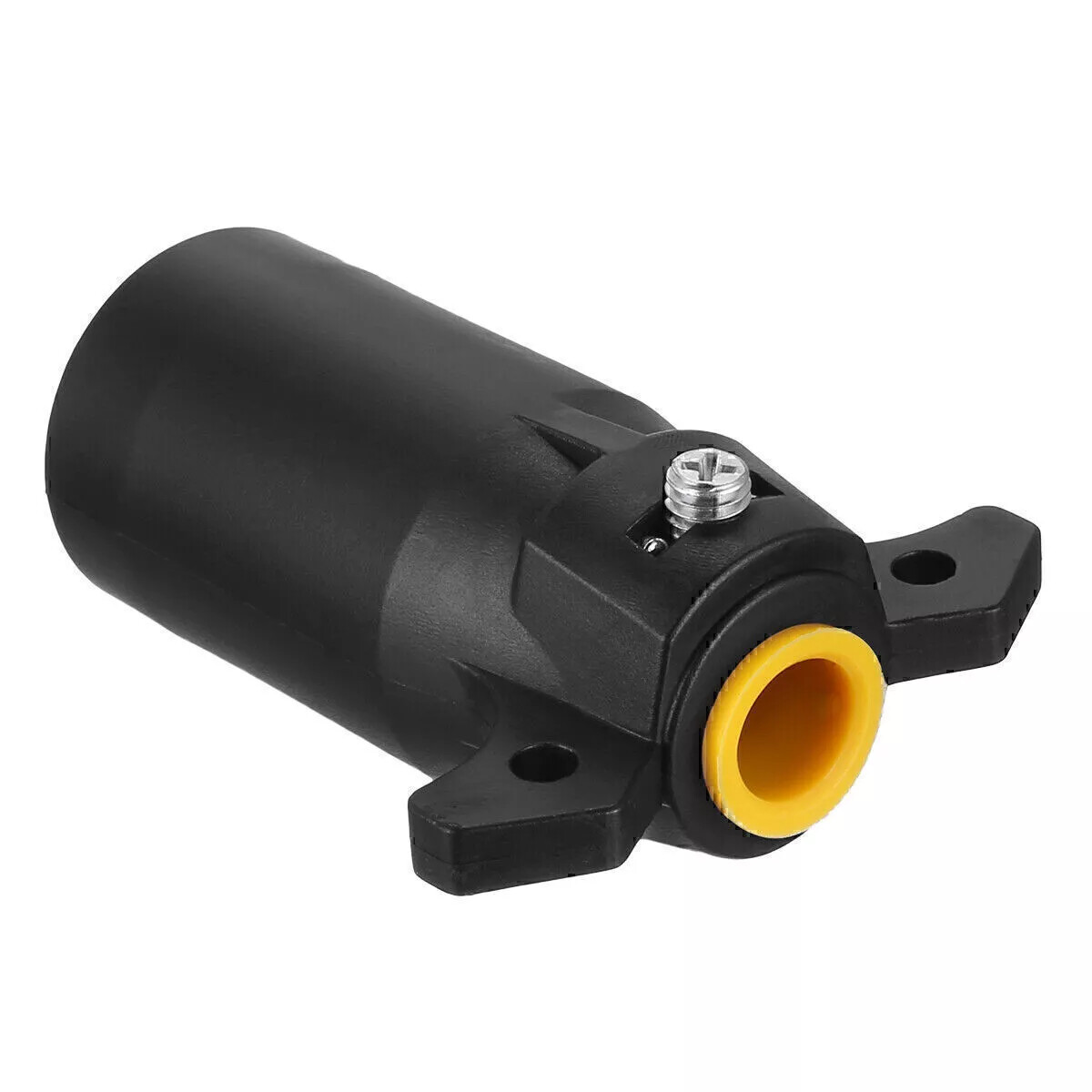 7 Way Round RV Style Trailer Light Plug Connector Replacement End Blade Pin New