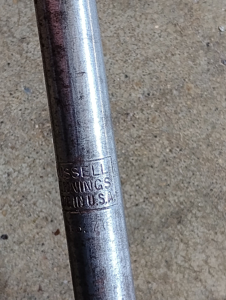 Vintage Russell Jennings #71 Solid Head Adjustable Expansive Bit USA