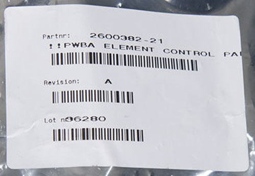 NEW ASM PN: 2600382-21 Element Control Panel PWBA Assembly