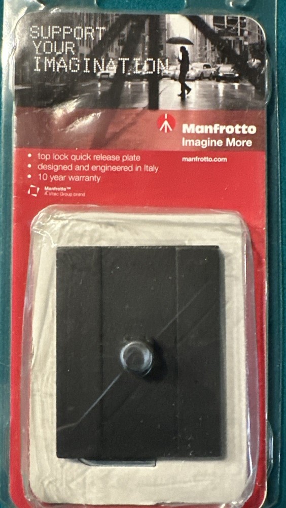 Manfrotto MSQ6PL Quick Release Plate for Q6 Top Lock System
