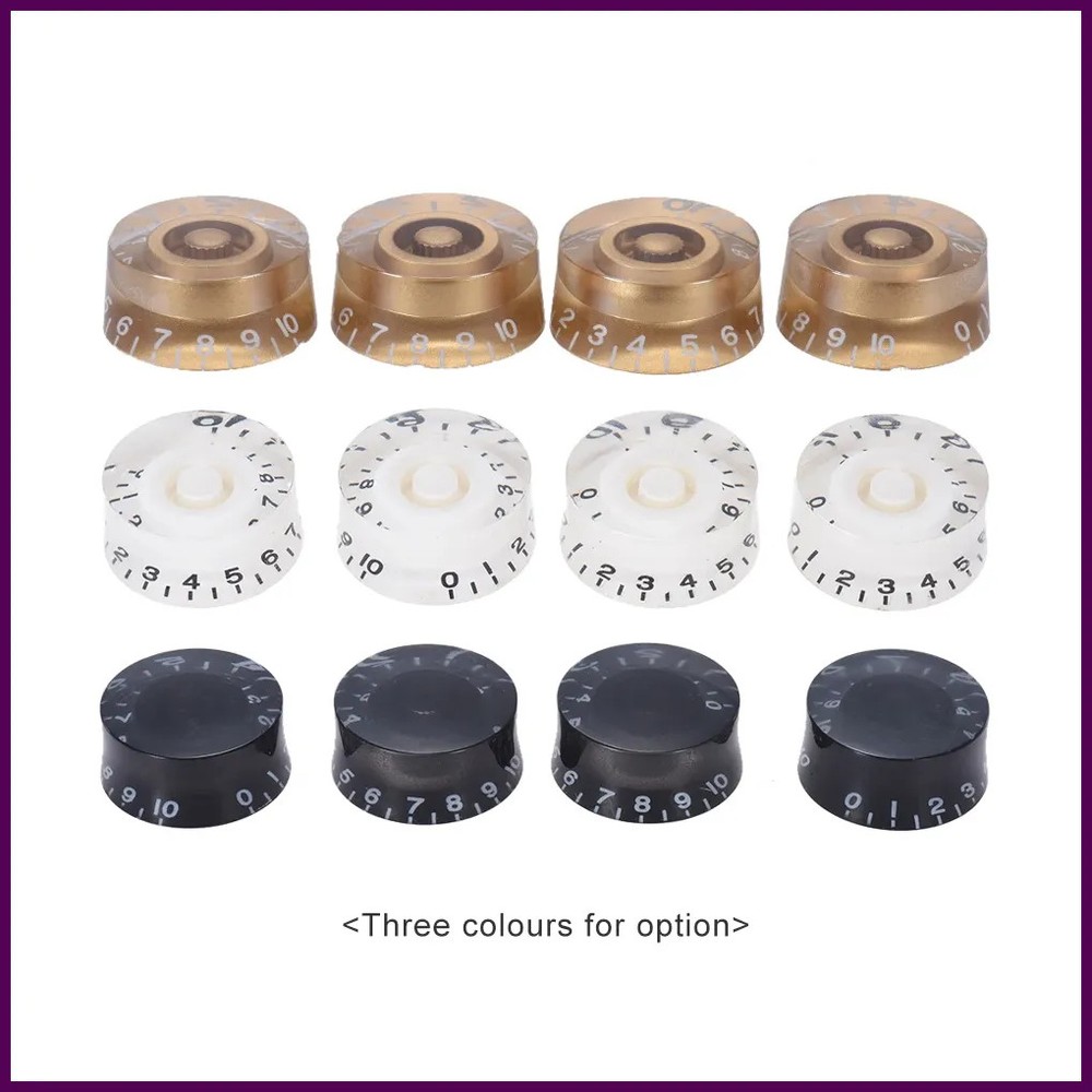 4pcs Speed Volume Tone Control Knobs for Gibson Les Paul Guitar Replacement