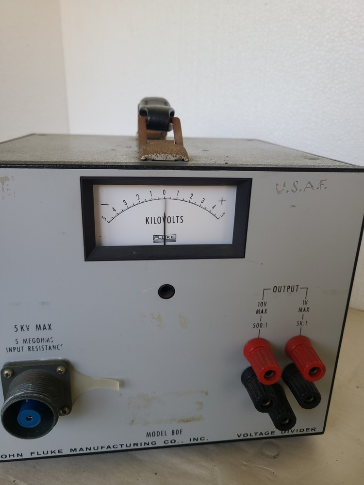 Fluke 80F (80E-5) 5KV MAX High Voltage Divider, AS IS UNTESTED