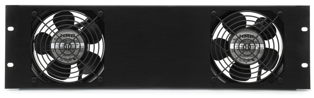 Middle Atlantic Products QFP-2 3U Quiet Fan Panel (2-pack) Bundle