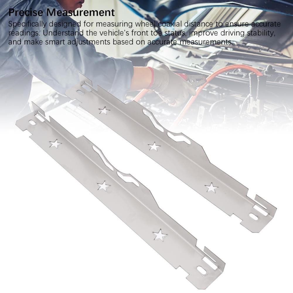 New Wheel Alignment Tool With 2 Measuring Tapes Toe Alignment Tool Plates For @