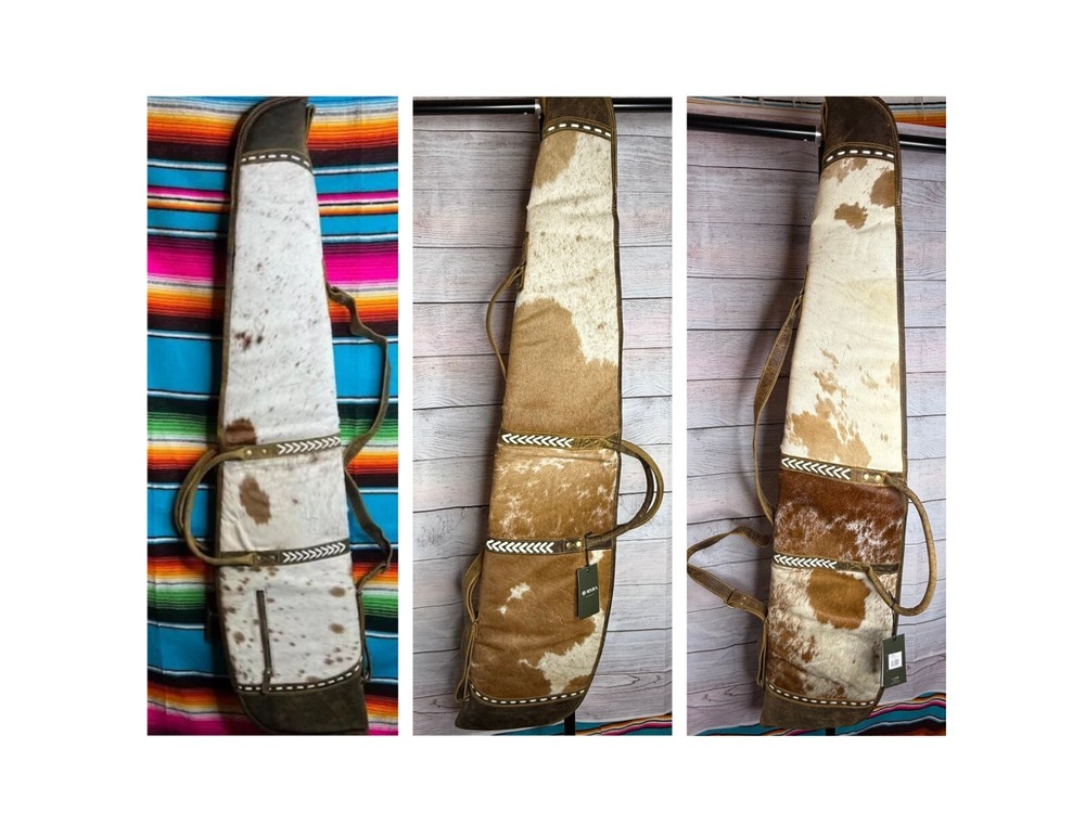 MYRA ~ LEATHER ~ COWHIDE ~ SOFT ~ RIFLE ~ STORAGE ~ CASE