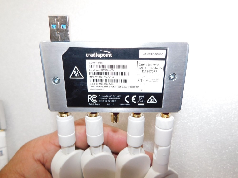 Cradlepoint MC400-1200M-B Modem (Multi Carrier) DUAL SIM LTE