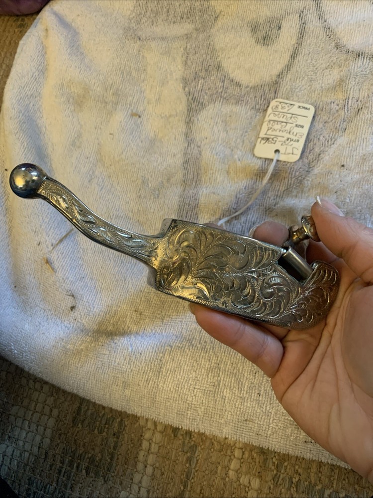 Engraved Ball Spurs NWT