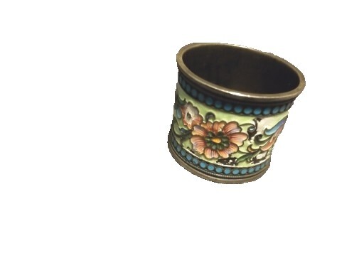 Antique Russian Silver Napkin Ring