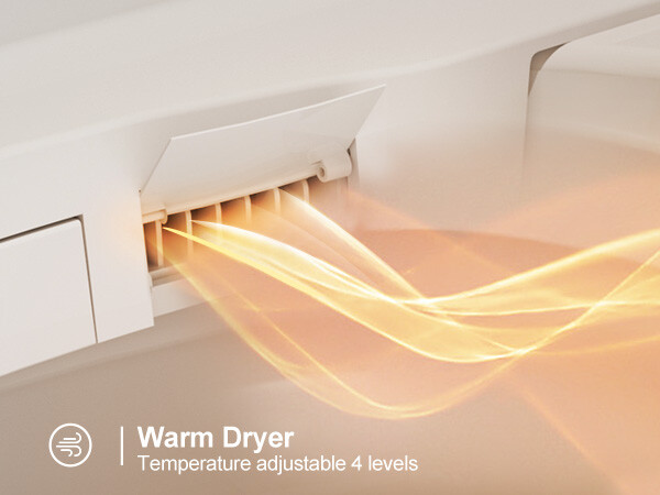 HOROW Modern Bidet Electric Smart Toilet W/ Seat, Radar Sensor, Auto Open Close