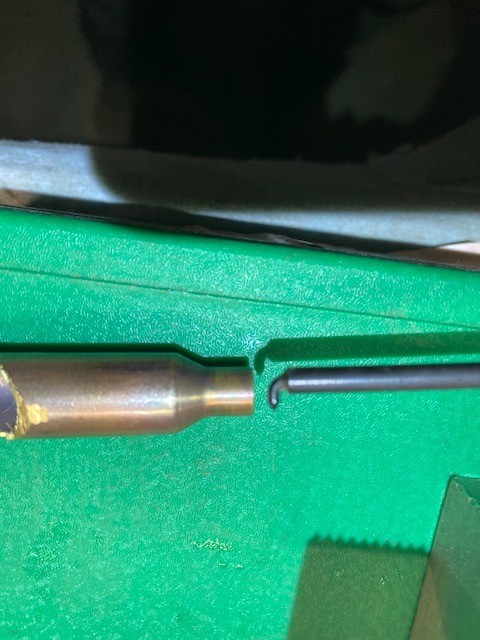 Case head separation gauge - Reloading - brass - cartridge