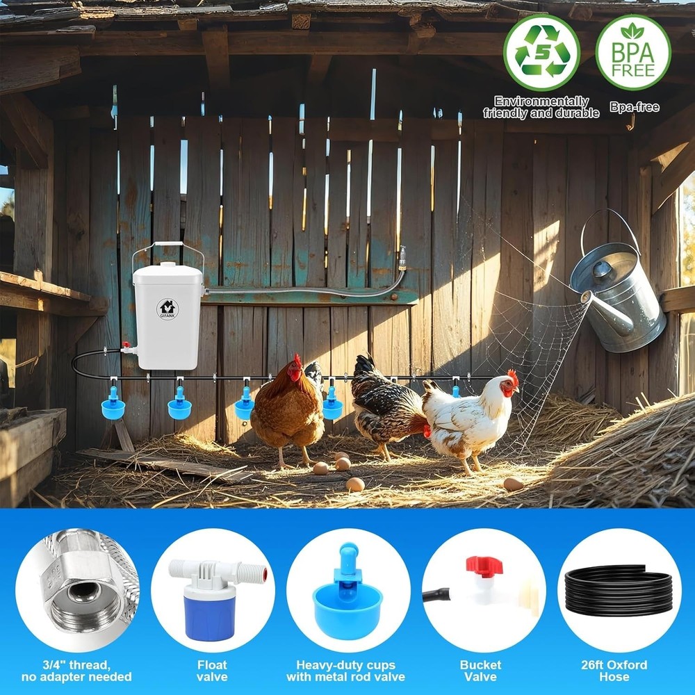 Automatic Chicken Waterer Blue 3G