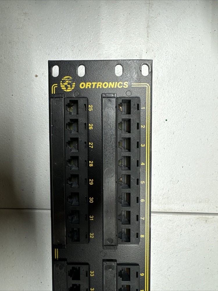 ortronics patch panel 48 port cat 5 OR-85104479