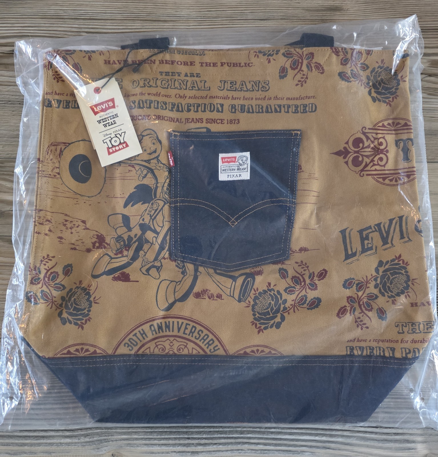 Disney Toy Story Tote by Levi's Jessie Patch 30th Anniversary Limited Edition