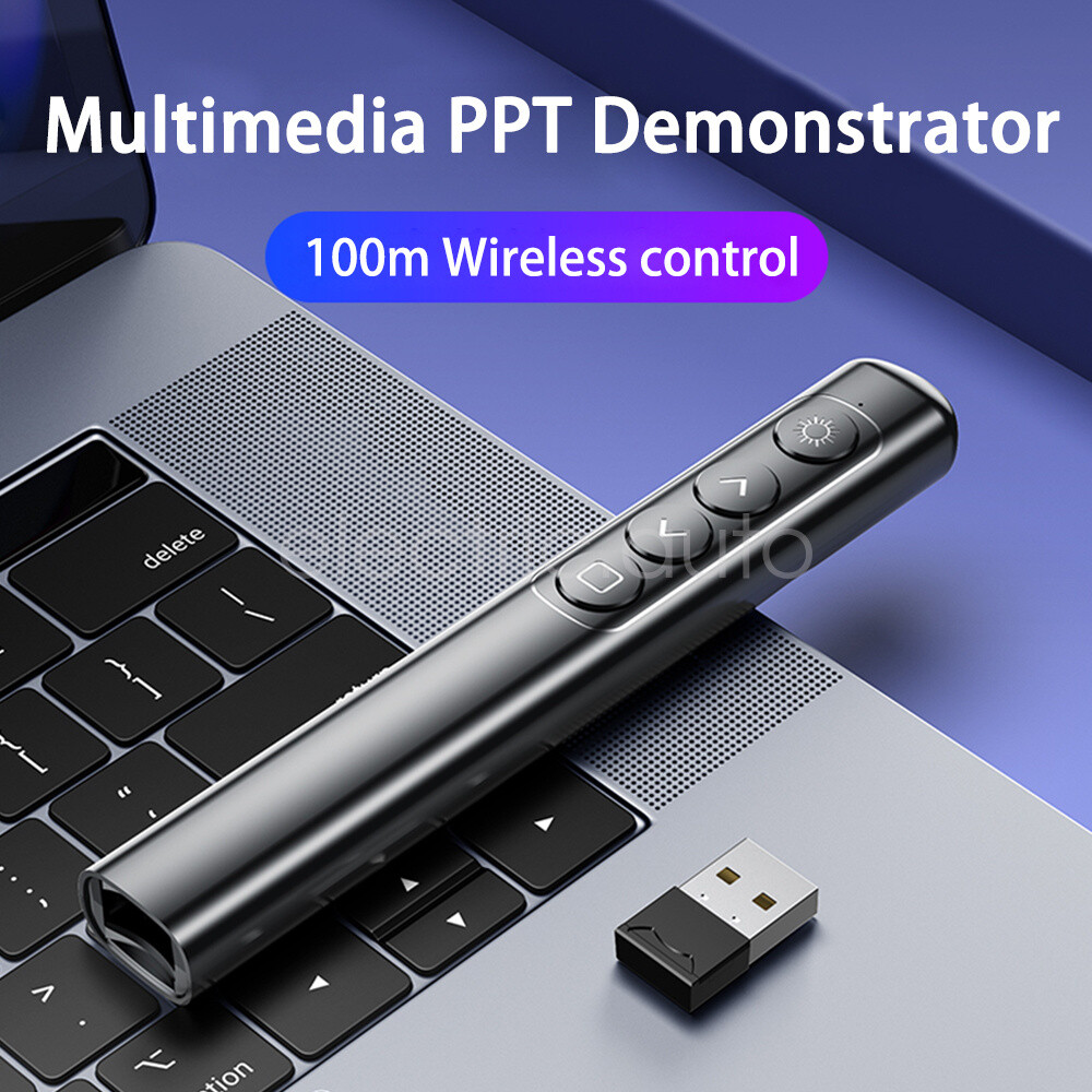 Wireless USB Remote Control Clicker PPT PowerPoint Presenter Laser Pointer Pen
