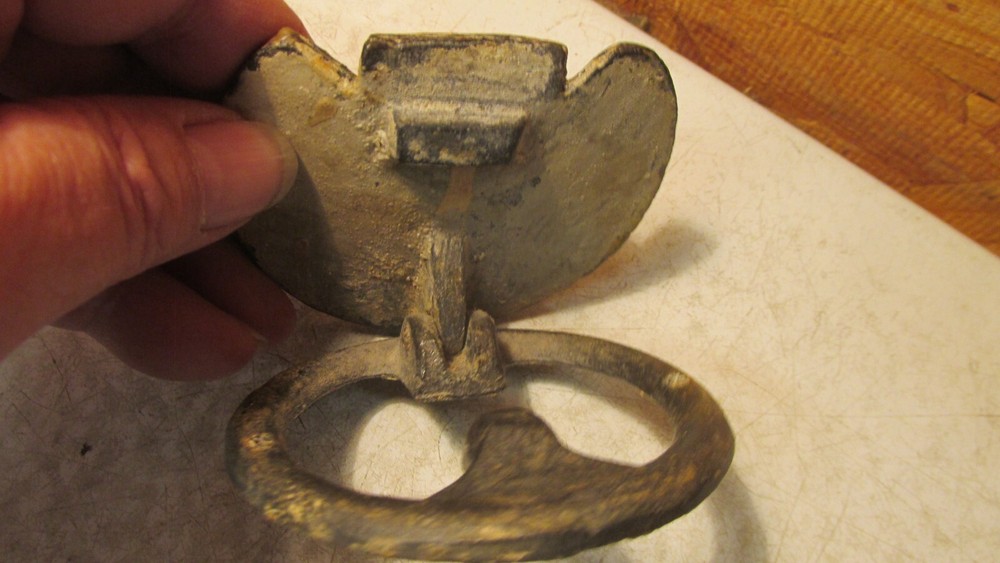 Antique Cast Iron Peacock Door Knocker