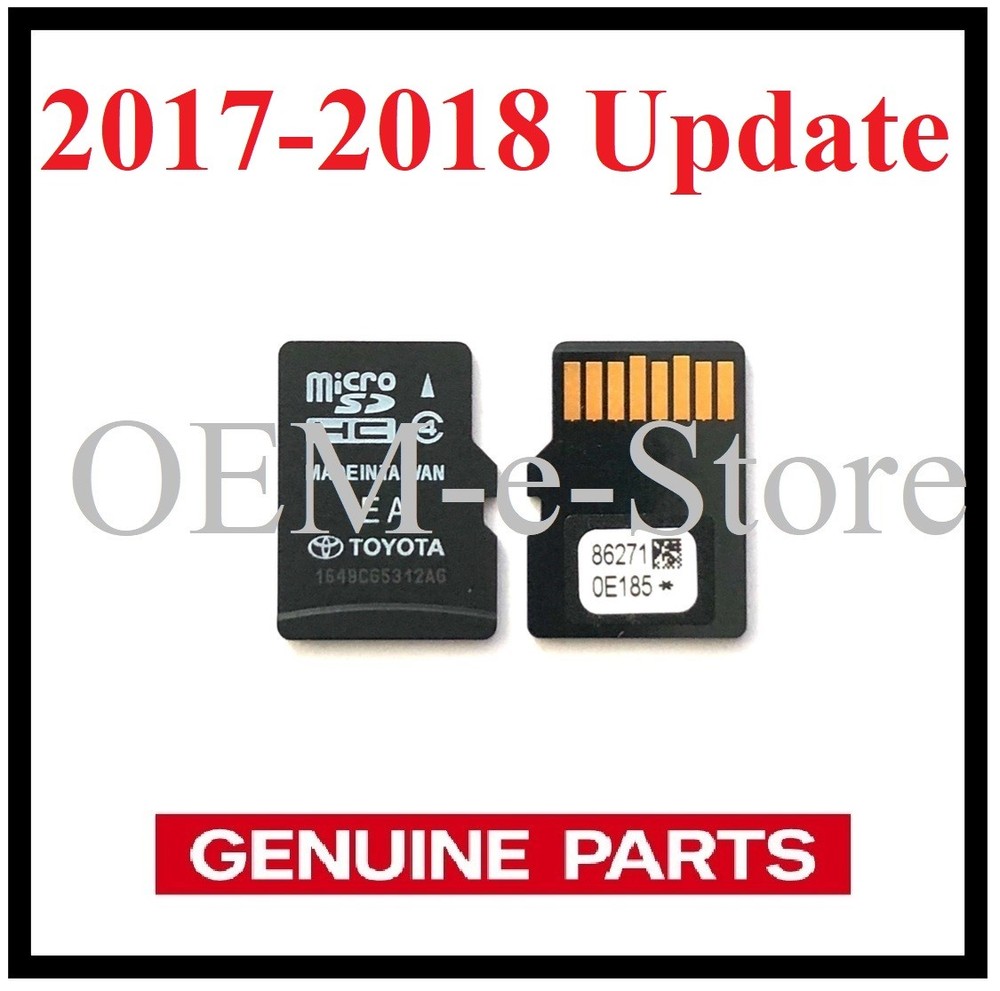 Genuine Toyota GPS Navigation Data Micro SD Card US Canada Map V2017-2018 Update