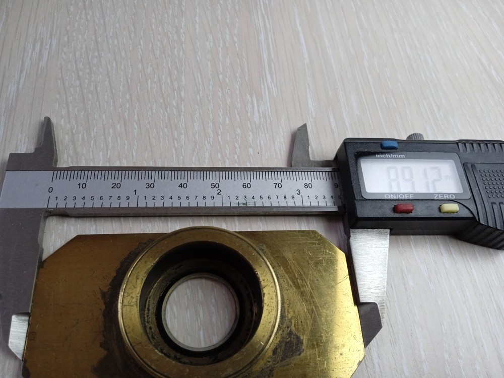 ANTIQUE BRASS COMPRESSORIUM SLIDE STAGE UK MICROSCOPE PART #0202