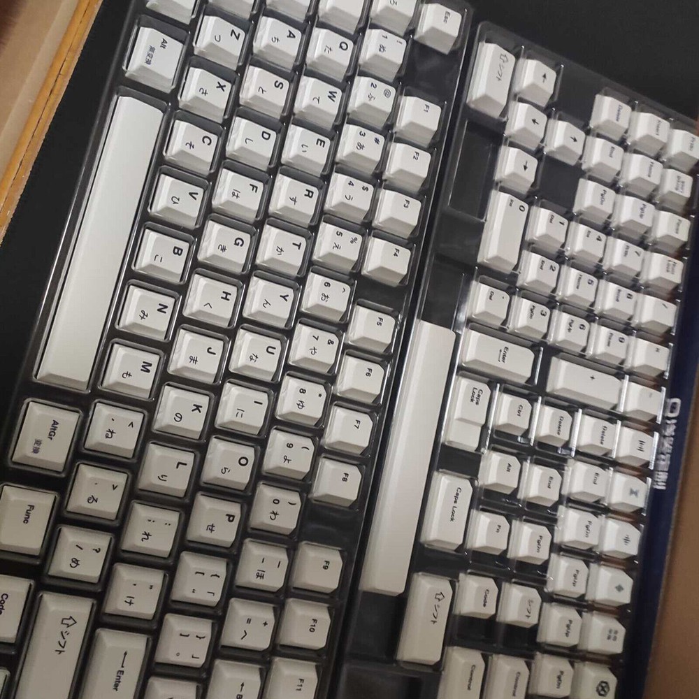 For Mechanical Keyboard Accessories 137-key Sublimation Keycap White Keycaps