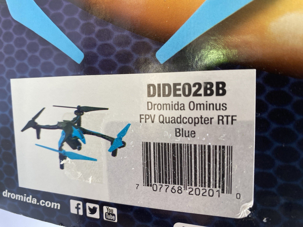 Dromida Ominus FPV Quadcopter Drone RTF NEW, Blue