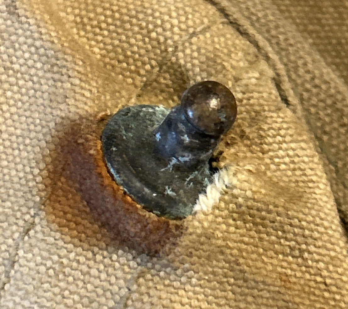 Original WWII USMC Marine Corps 2nd Pattern CANTEEN COVER Missing Belt Hook