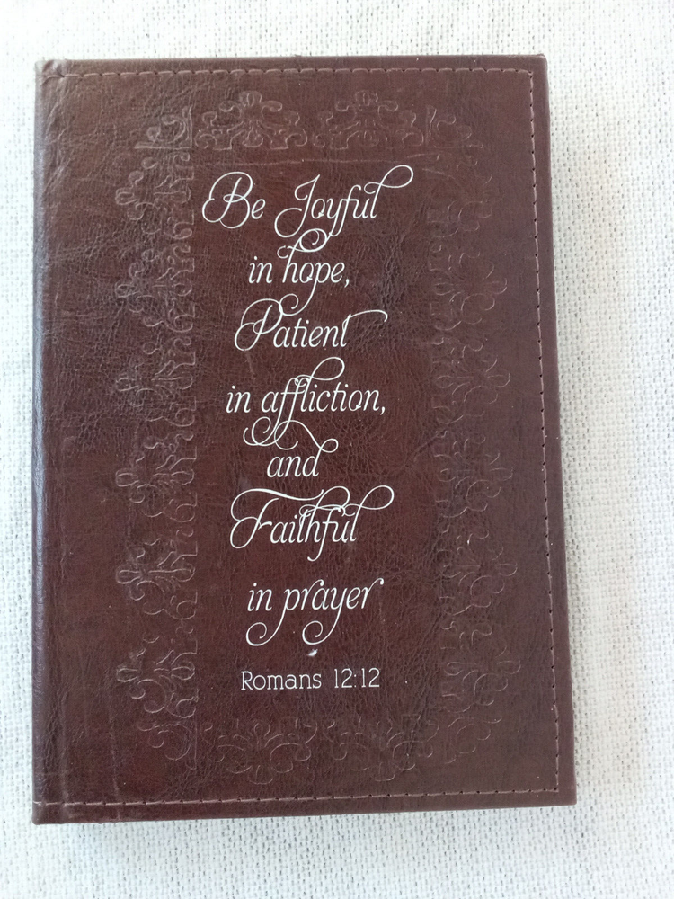 Journal with Scripture on the Front (Unused)