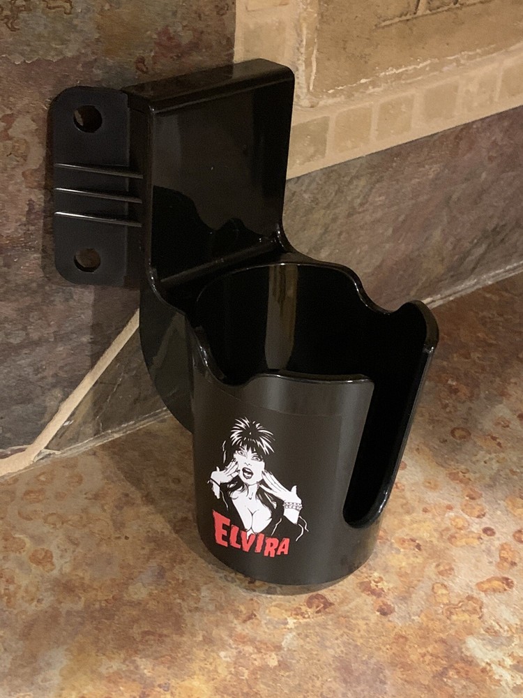 ELVIRA Pinball Machine Drinking Beverage Cup Holder SCARED STIFF Mod!