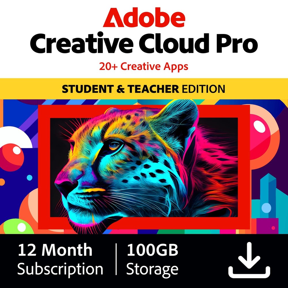Adobe Creative Cloud Pro Student & Teacher Edition