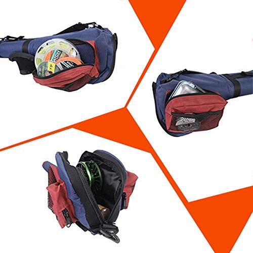 M Maximumcatch Maxcatch Fly Fishing Rod Case With Reel Pouch, Complete