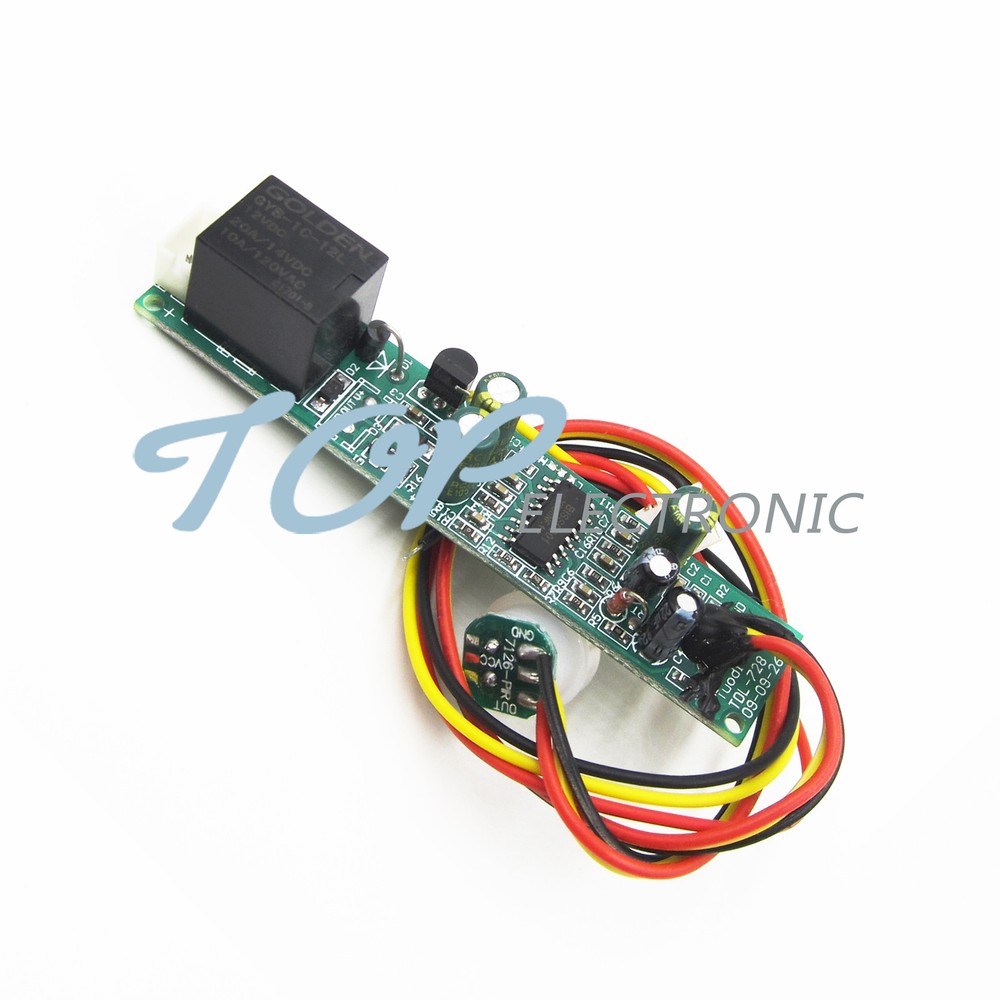 DC 12V 5A IR Pyroelectric Infrared PIR Motion Sensor Detector Module