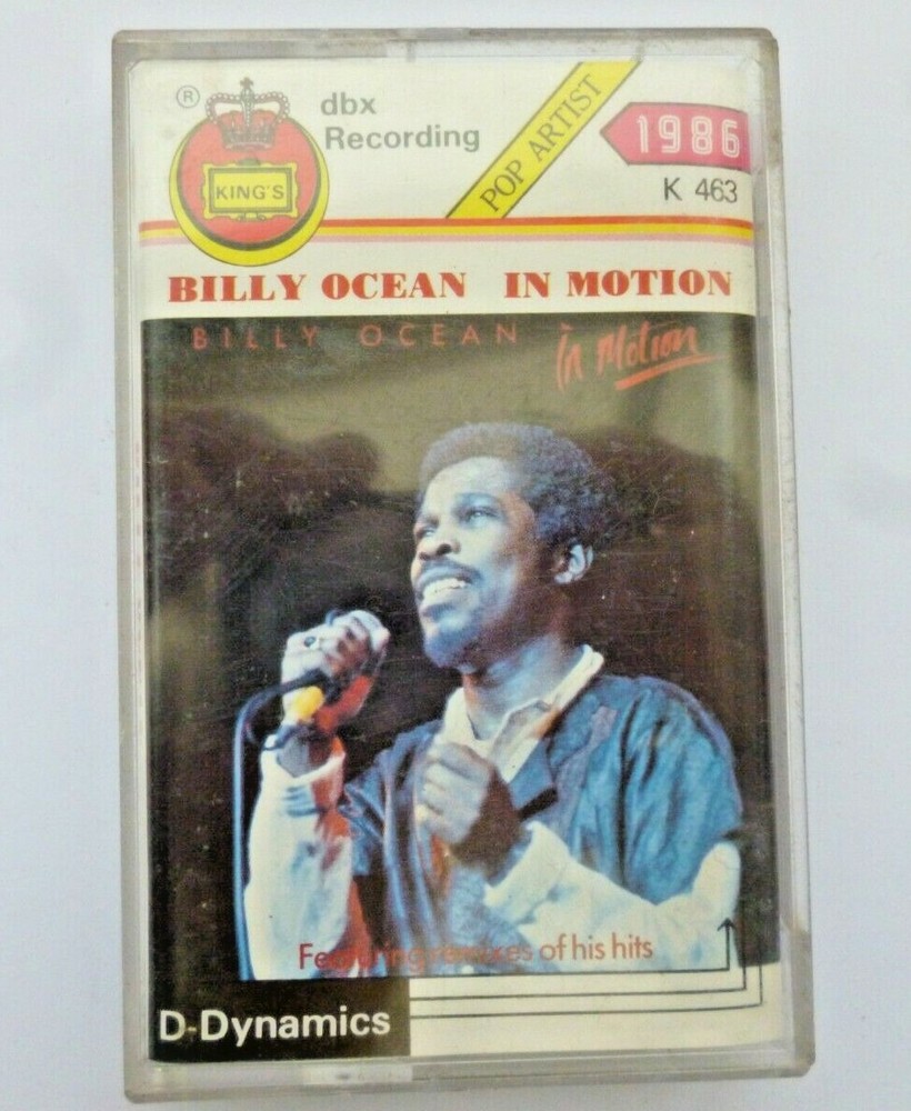 BILLY OCEAN  -  IN MOTION -  CASSETTE