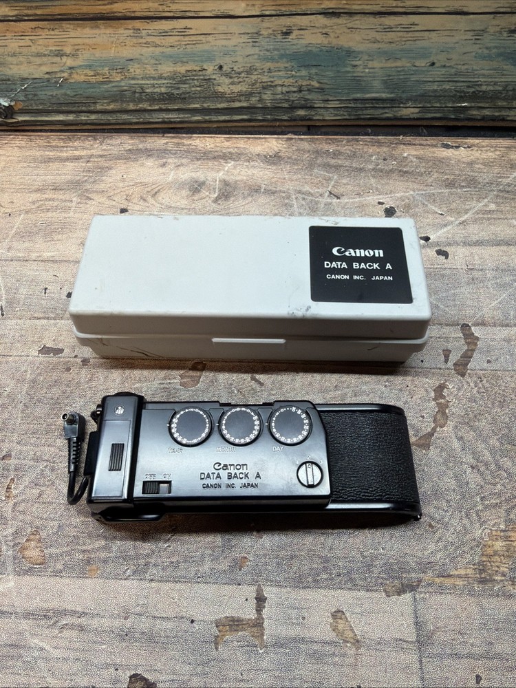 Canon Data Back A With Case Untested