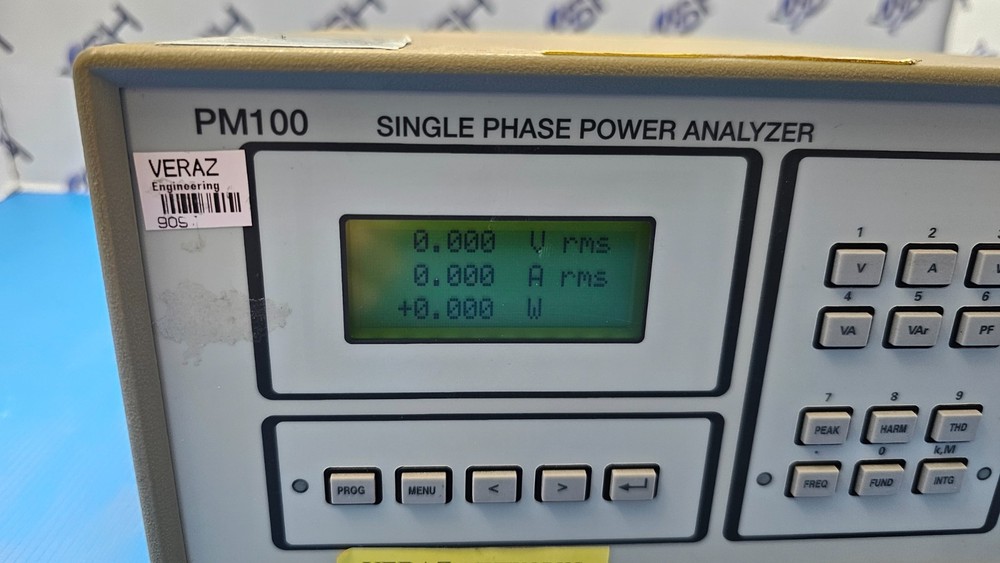 Voltech PM100 Single Phase Power Analyzer.