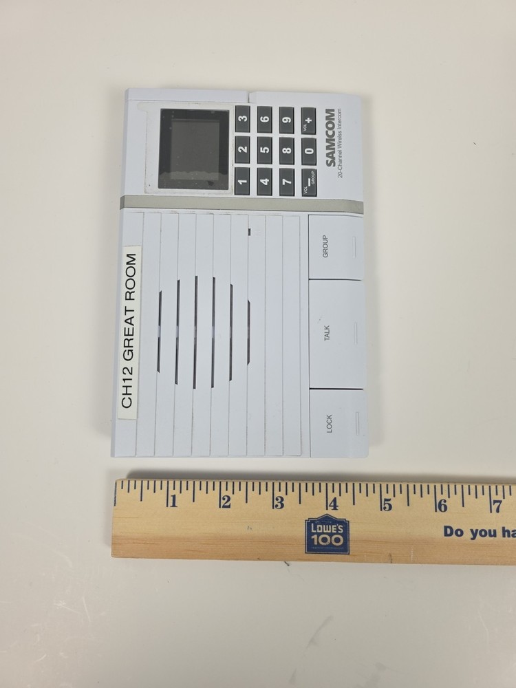 Samcom FTAN20AA 20 Channel Wireless Intercom Station for Home Add On Replacement