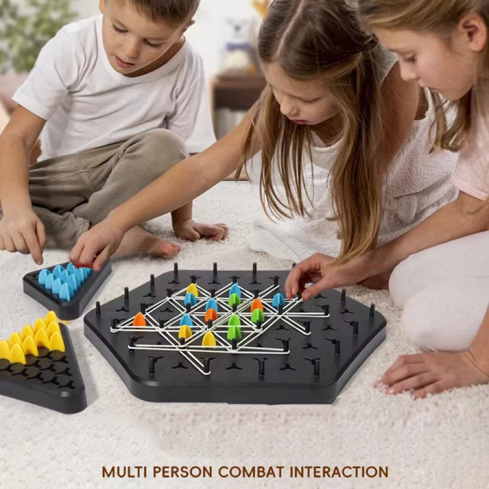 Trigonometric Geometry Chained Board puzzle game parent-child interactive games