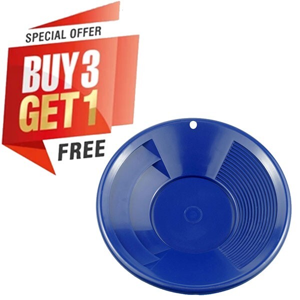SE 10" PANNING GOLD PAN - BLUE