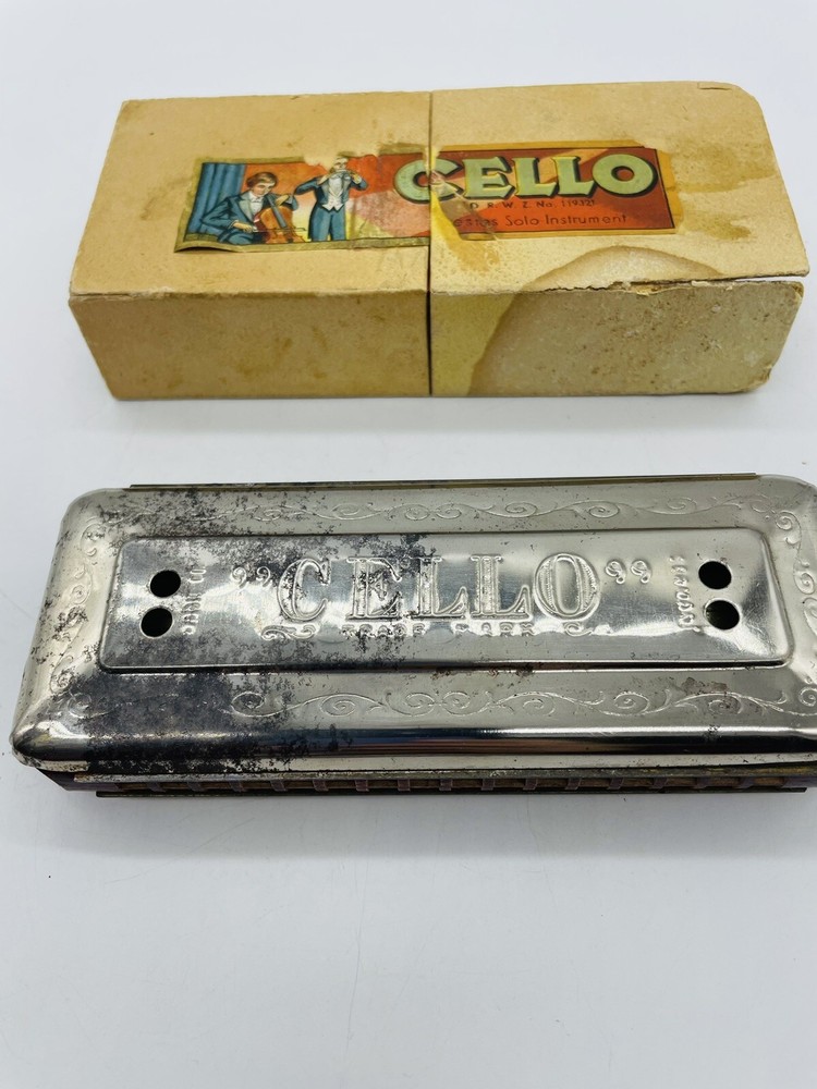 Vintage Cello Harmonica Germany DRWZ