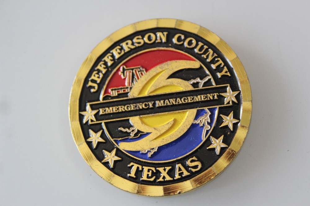 Jefferson County Emergency Management Texas Commemorative Token