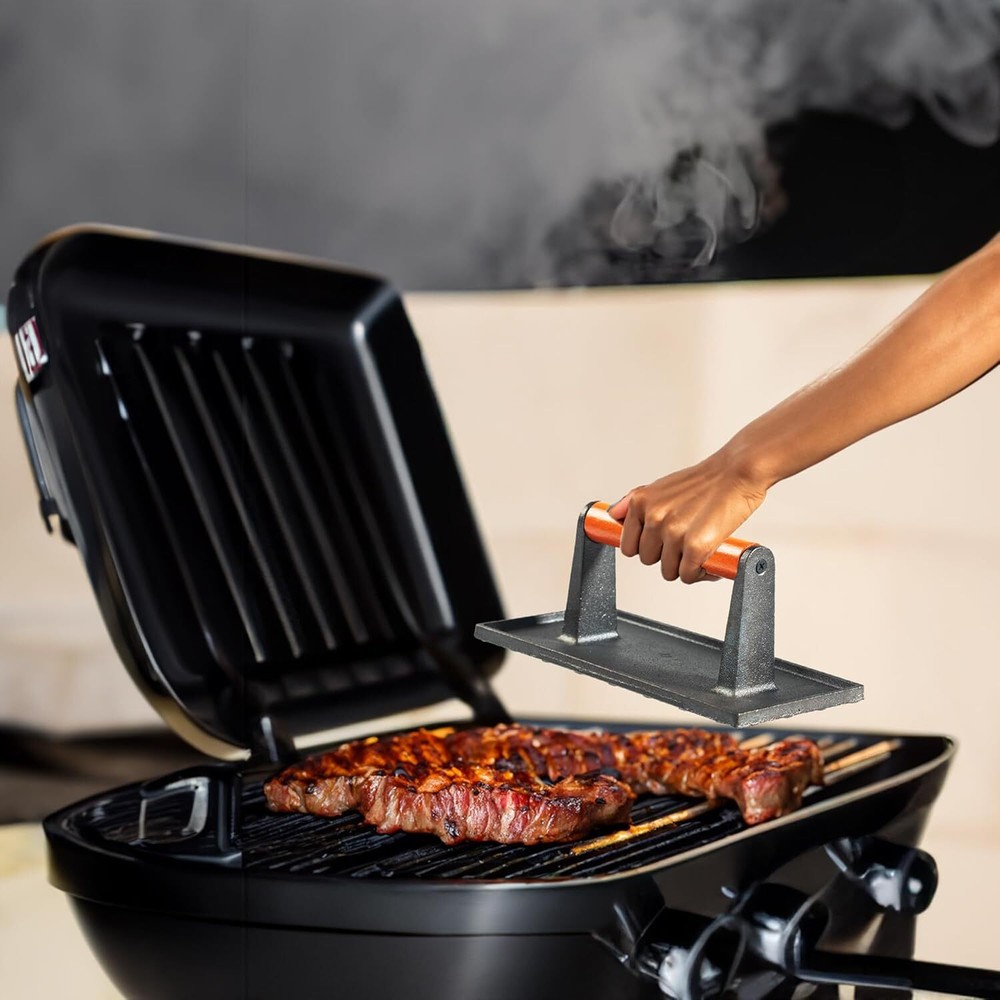 vivicreate Bacon Press, Griddle Grill Meat rectangle