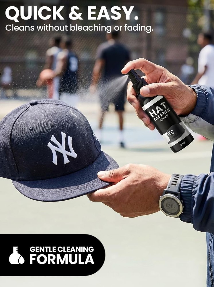 Hat Cleaner for Baseball Caps - (2 Pack) Cleaning 4 Fluid Oz, Multicolor