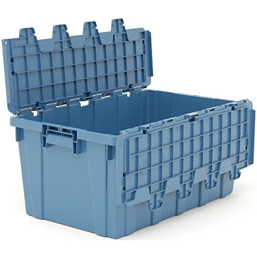 HUBERT® Chafer Storage Box Transport Box with Interlocking Lid Blue