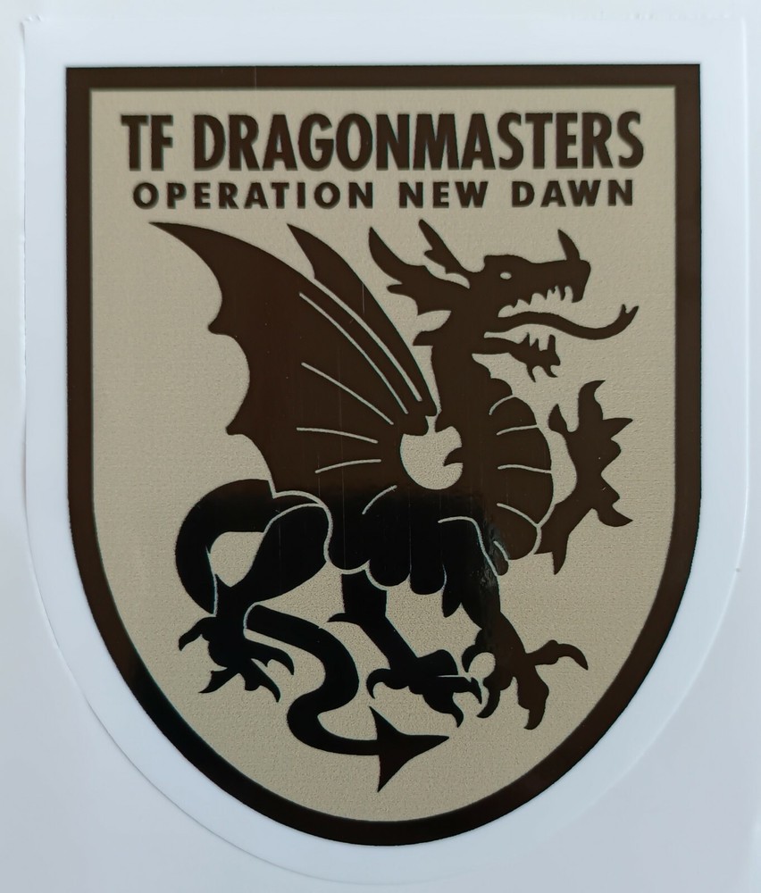 US Army Task Force Dragonmasters Operation New Dawn Sticker Waterproof D779