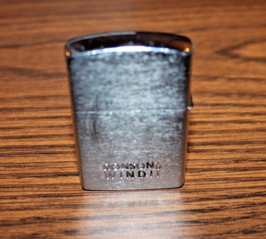 LIGHTER RONSON WIND 2 CHROME PLATED LIGHTER