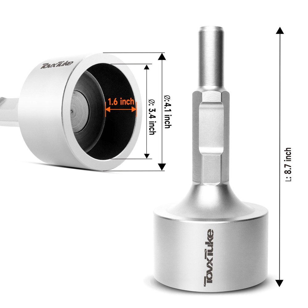 SDS HEX Shank T-Post Driver for T Posts, 3 Inch Diameter Head, Compatible wit...